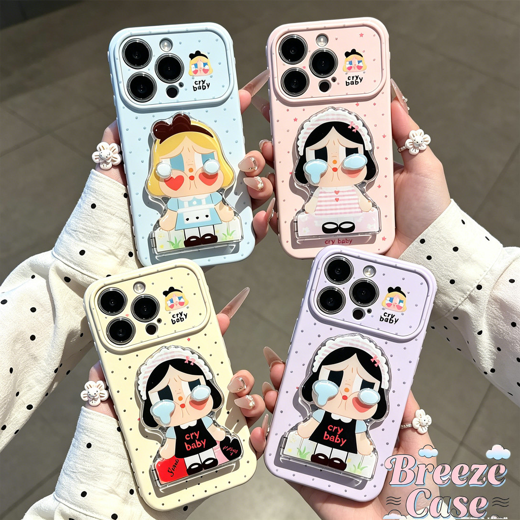 Ốp Lưng Cho IPhone 17 15 12 11 16 13 14 Pro Max 7 16 8 Plus Phim hoạt hình irl chấm bi Bìa mềm
