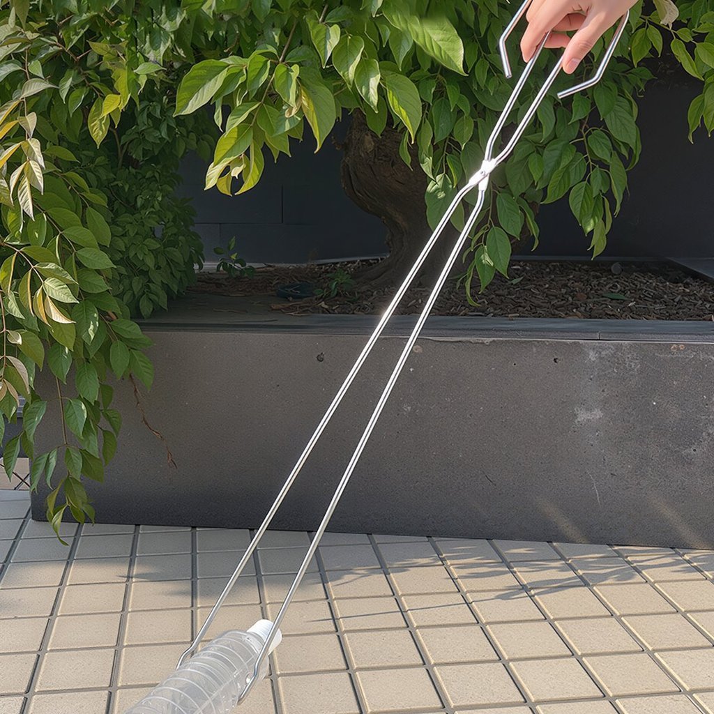Kẹp gắp rác inox, vệ sinh tiện dụng MU888