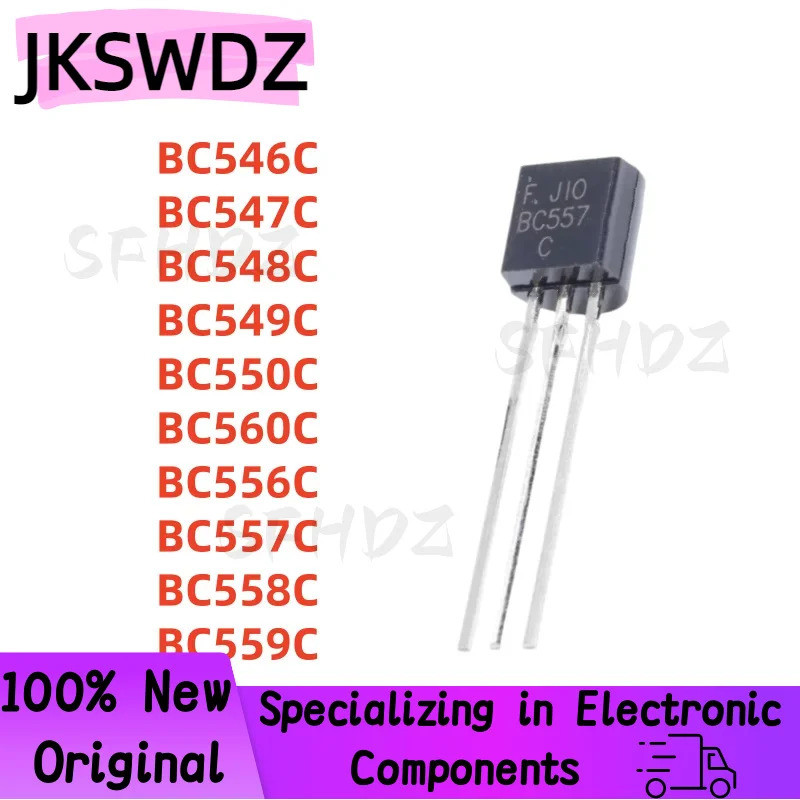 20 CÁI BC546C BC547C BC548C BC549C BC550C BC560C BC556C BC557C BC558C BC559C TO-92 Còn hàng mos