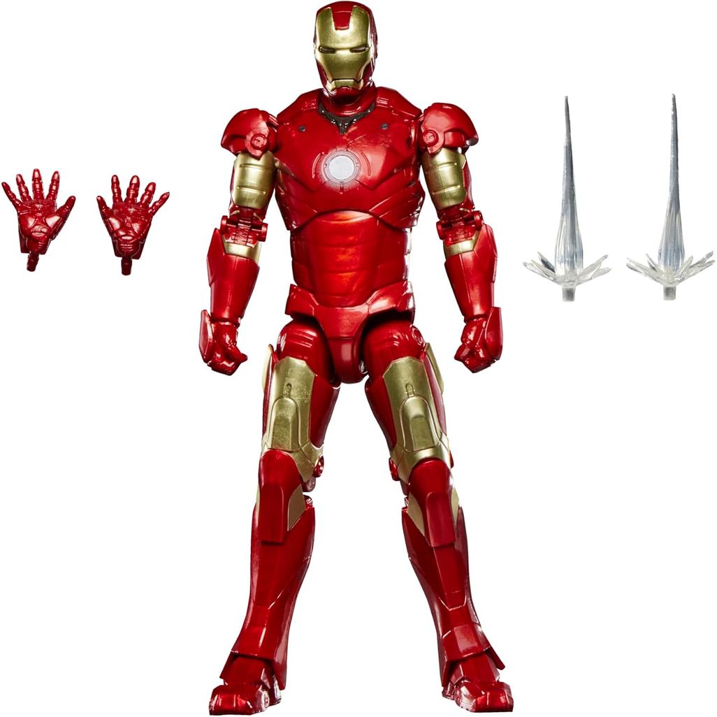 Marvel Legends Series Iron Man Mark III, Iron Man Movie Sưu Tập 6-Inch Cân Nhân Vật Hành Động Đồ Chơ