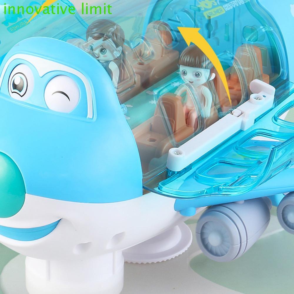 Đèn LED DYRUIZA Đồ chơi máy bay âm nhạc, Đèn LED Mô hình máy bay LED bằng nhựa, Đồ chơi máy bay Đồ c