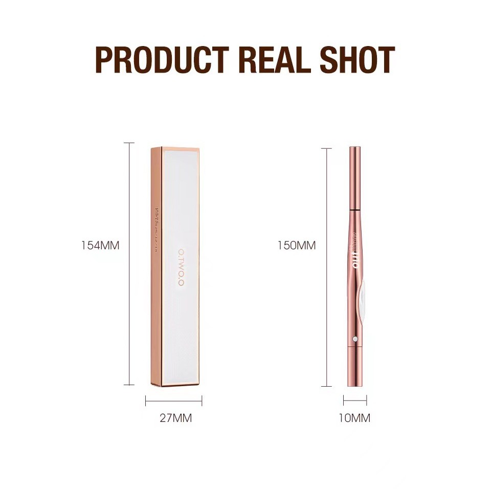 O.TWO.O Bút chì kẻ mày ba trong một mềm tự nhiên sc0ph5.03