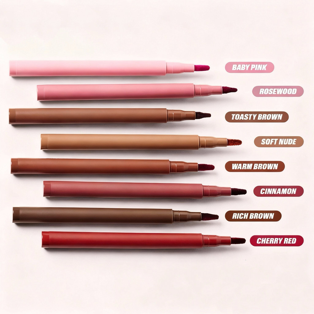 Popular~High-quality goods in stock logo Liquid lip liner lipstick, waterproof, long-lasting, non-fa