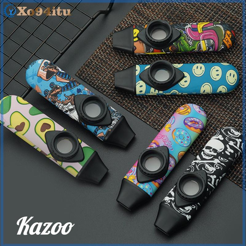 XOITU Nhà Thơ Sáo Kazoo Dành Cho Người Lớn Trẻ Em Nhạc Cụ Nhỏ Phim Đôi Kazoo Hai Lỗ Kazoo Đàn Guitar