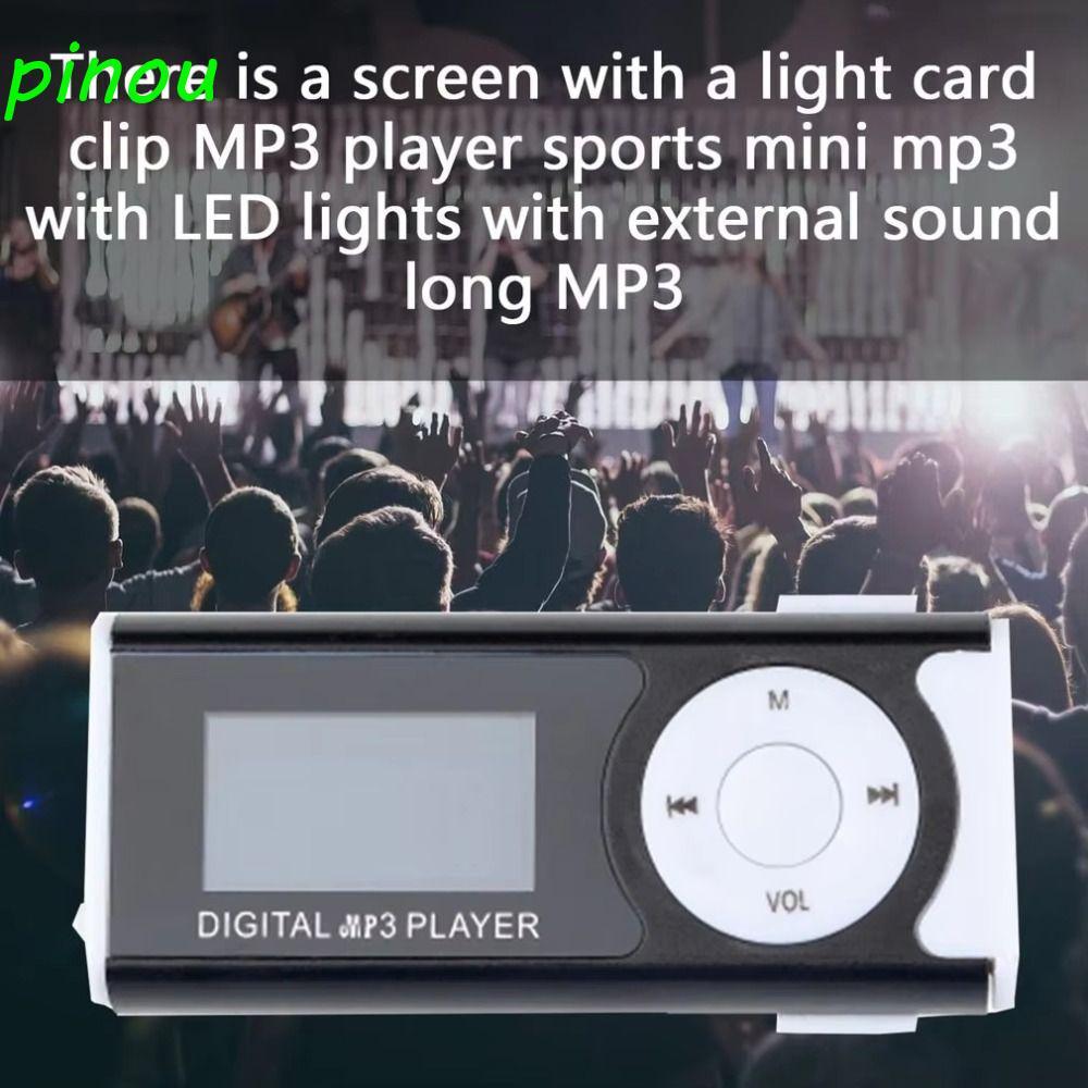 Máy nghe nhạc MP3 Mini cầm tay LONGQIYING, Khe cắm thẻ kẹp kim loại USB Máy nghe nhạc MP3, Hỗ trợ dễ