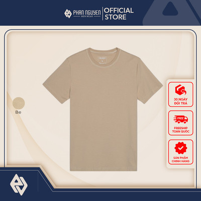 Áo phông nam Phan Nguyễn, chất liệu 100% cotton, mềm mại, thoáng mát, form regular fit APC.296