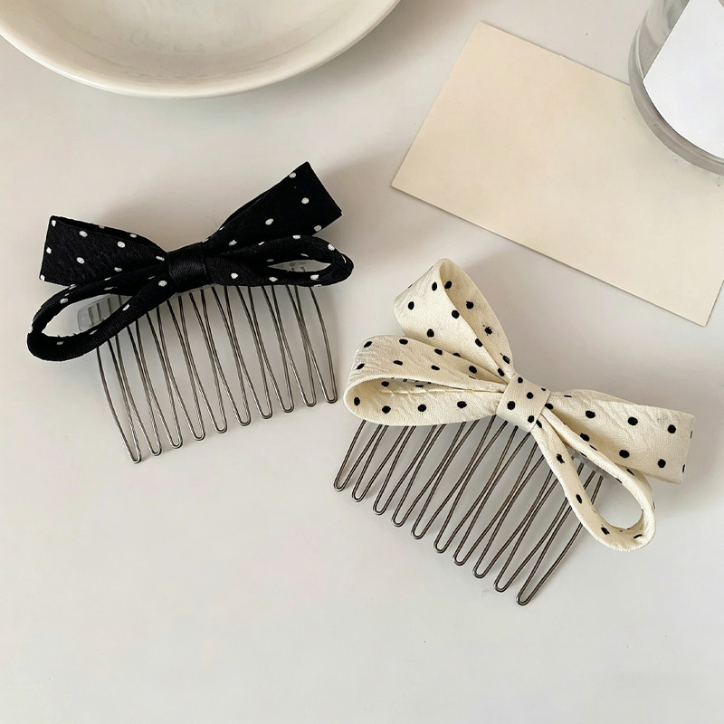 💋loli💋Set Kẹp Xược Tóc Đính Nơ CHẤM BI Cho Nữ Làm Phồng Tóc Mẫu Mới Nhất Siêu | BigBuy360 - bigbuy360.vn