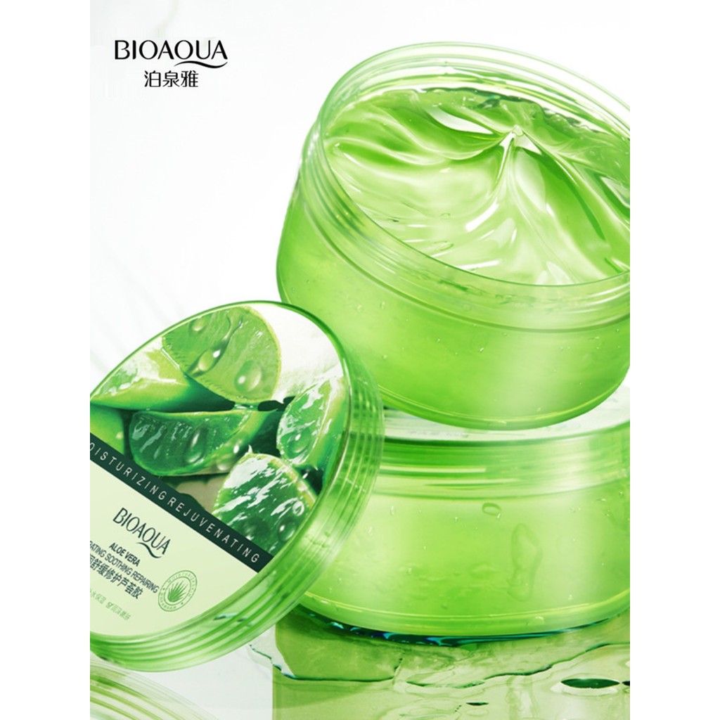 Kem gel Hỗ trợ giảm mụn trứng cá BIOAQUA tự nhiên alovera gel