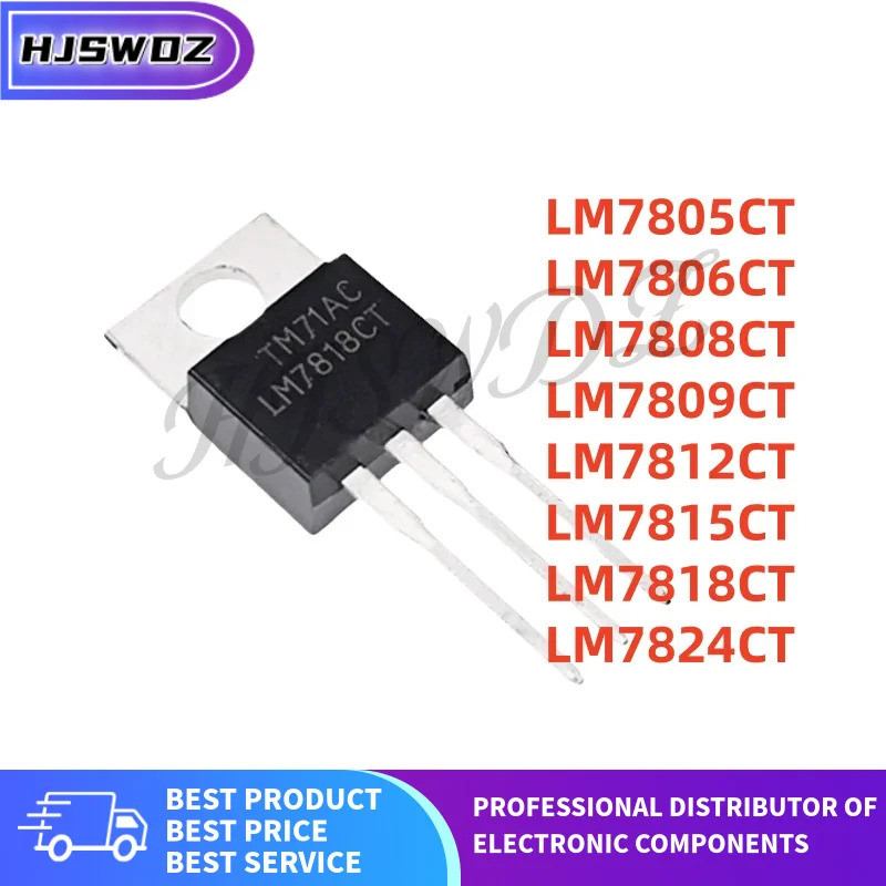 10 CÁI LM7812CT LM7815CT LM7818CT LM7806CT LM7805CT LM7808CT LM7809CT LM7844CT TO-220 mos chip ic CG