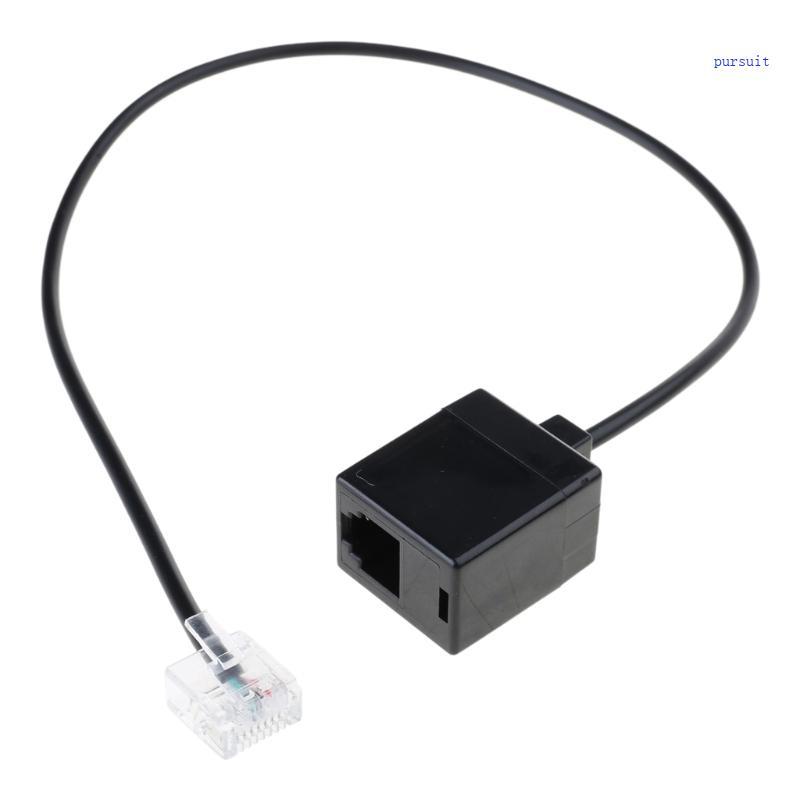 RJ45 to RJ11 Converter Cable for Landline Connection RJ45 8P8C to RJ11 6P6C Cord