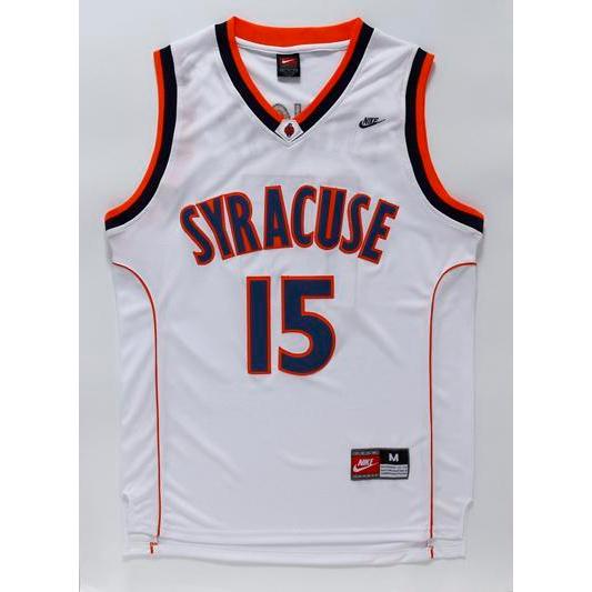 Đồng phục bóng rổ NCAA NCAA Nix Dig Gold Syracuse No. 15 Đồng phục bóng rổ thêu màu đen trắng phiên 