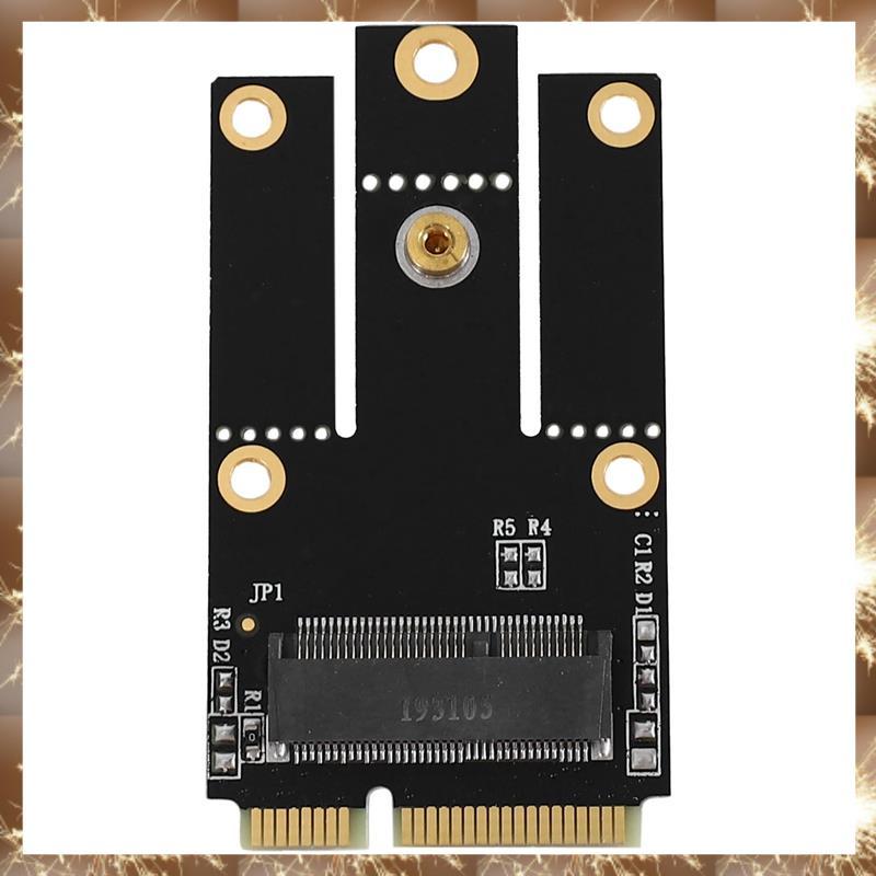 (Y O Q N) Bộ chuyển đổi M.2 NGFF sang Mini PCI-E (PCIe + USB) mới cho thẻ Wlan không dây Bluetooth M