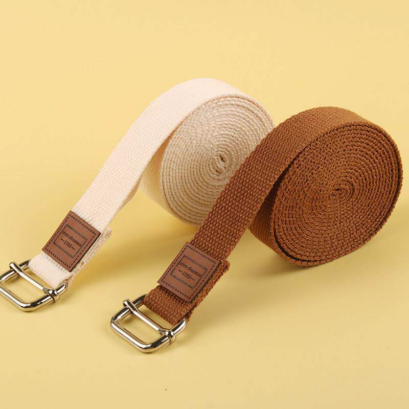 Đai Căng Yoga Cotton Nguyên Chất Dây Yoga Iyengar Căng Đai Yoga Mở Lưng Phụ Trợ Chuyên Nghiệp Không 