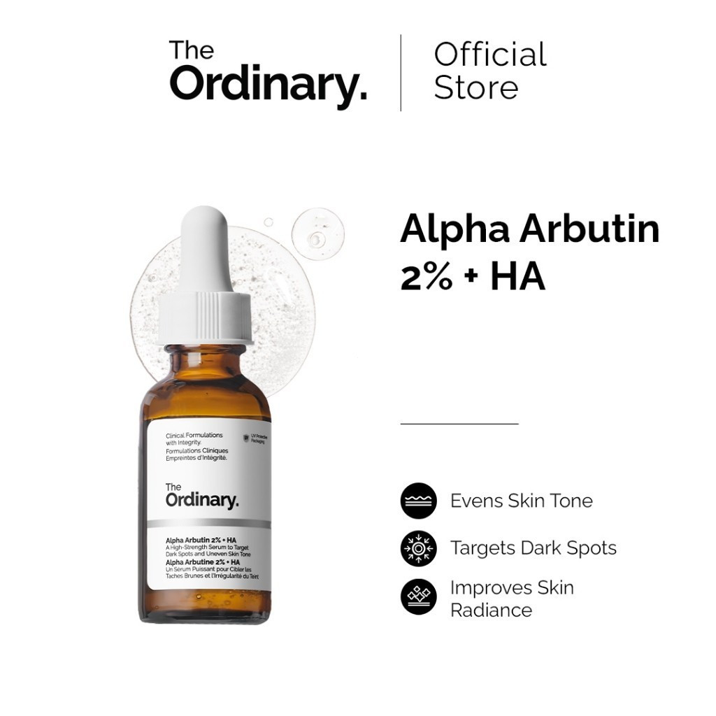 The Ordinary Alpha Arbutin 2% + HA Serum 30ml