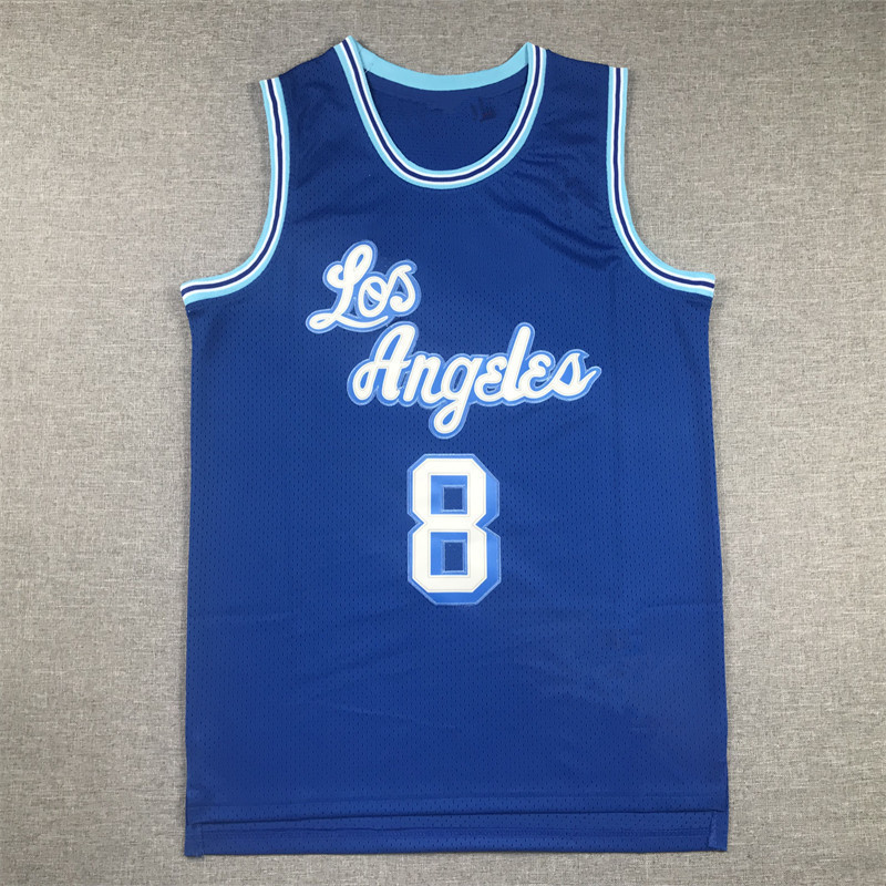 Bộ đồ bóng rổ thêu Los Angeles Lakers Kobe Bryant