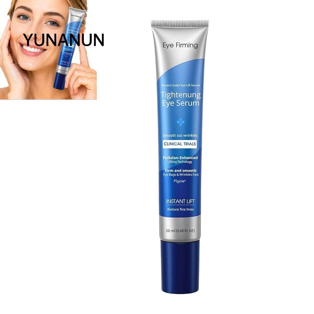 YUNAUN Polystyrene Eye Serum, Fine Lines Puffiness Under Eye Tightening Serum, Firming Eye Lift Form