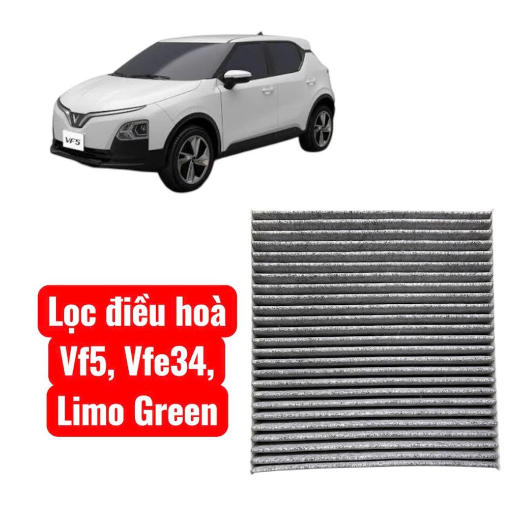LỌC ĐIỀU HÒA THAN HOẠT TÍNH XE VF5, VFE 34, HERIO, NERIO GREEN, LIMO GREEN