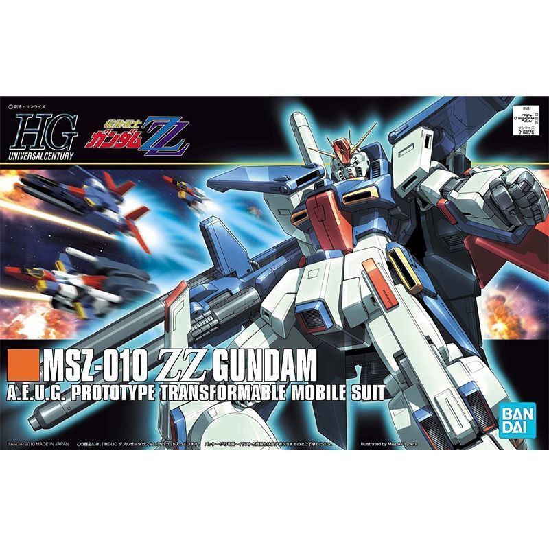Mô hình lắp ráp Bandai HGUC 111 1 / 144 MSZ-010 ZZ GUNDAM ZZ GUNDAM