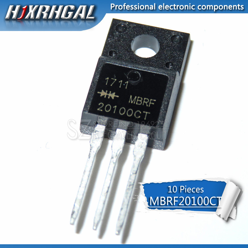 10 MBRF20100CT TO-220F MBR20100CT TO220F 20100CT