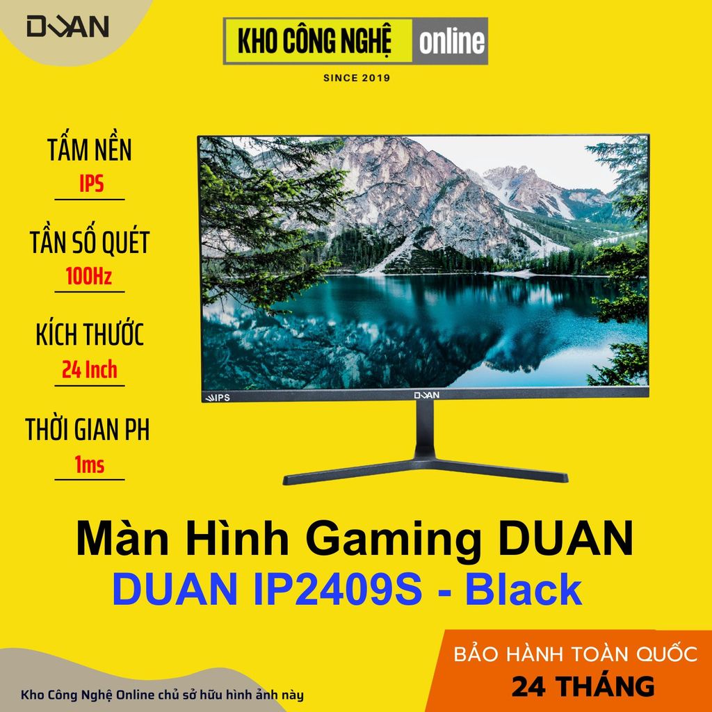 Màn Hình Gaming DUAN DT-IP2409S - Black (Hàng Chính Hãng)