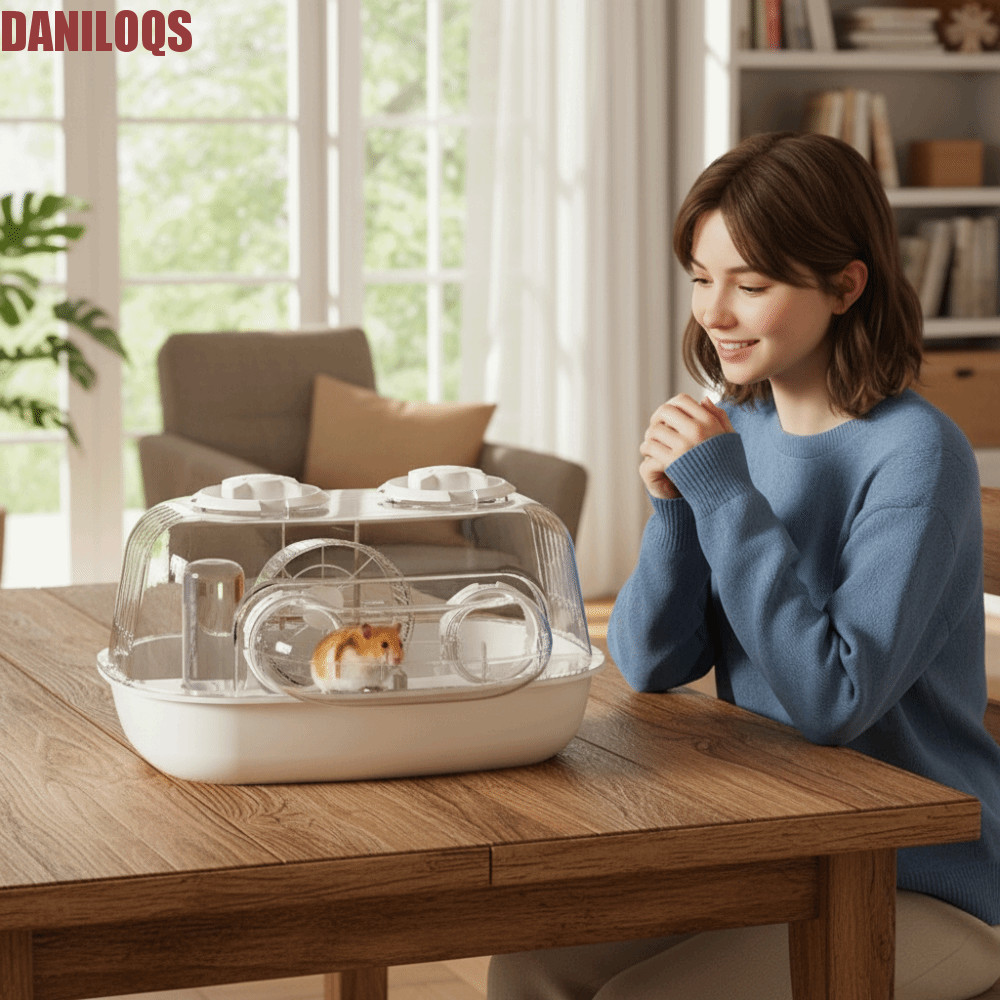 DANILOQS Hamster Habitat, Lồng Hamster Platform 2 Lớp