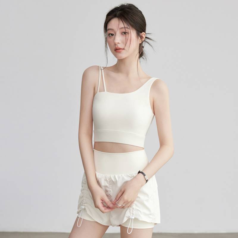 Summer New Sports Underwear Fitness Jogging Vest One-Piece Beauty Back Waist Tight Yoga Pilates 4CJb