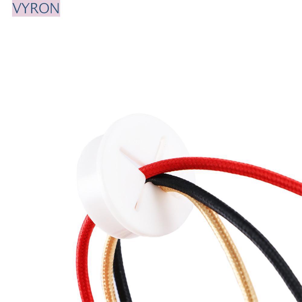VYRON Cáp Lỗ Bao Silicon Nhà Cho USB PC Bàn Máy Tính Đồ Nội Thất Để Bàn Bàn Để Bàn Dây Sắp Xếp