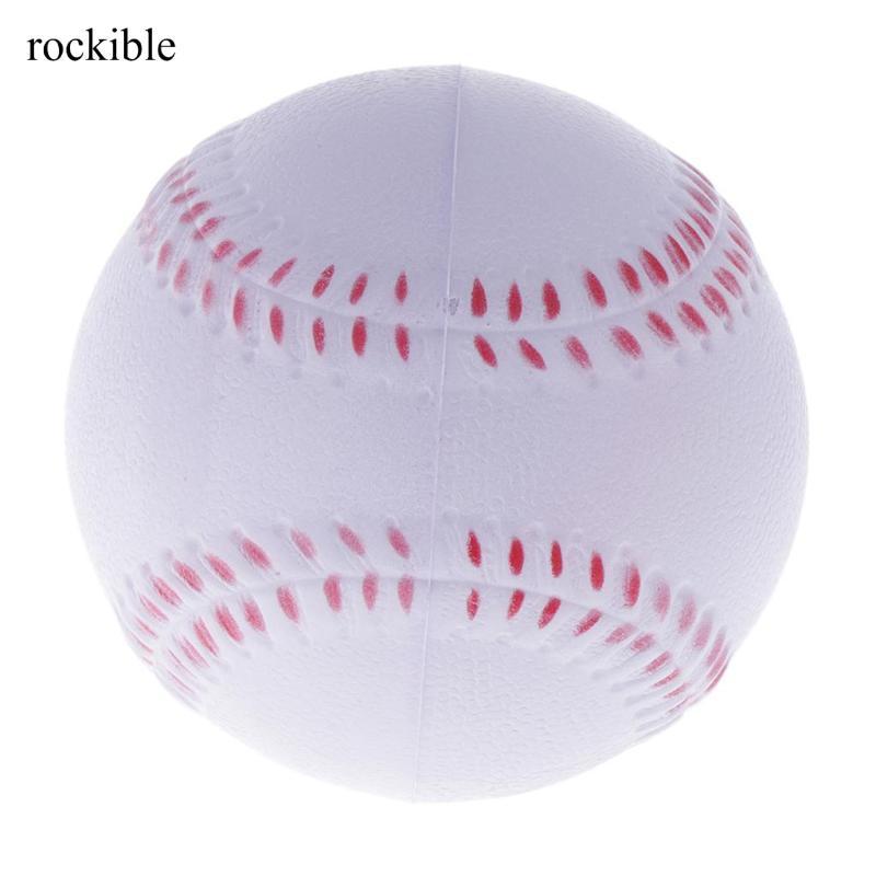 Rockible Bóng Chày Cao Cấp 9cm từ PU, Mềm Mại cho Tập Luyện