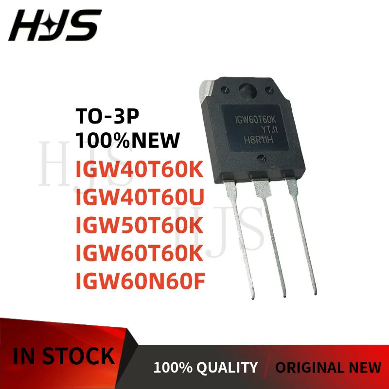 5 Chiếc Mới TO-3P IGW40T60K IGW40T60U IGW50T60K IGW60T60K IGW60N60F 40T60K 40T60U 50T60K 60T60K 60N6