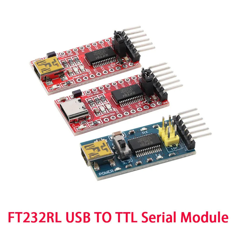 T232RL FT232 FTDI USB 3.3V 5.5V sang TTL Mô-đun chuyển đổi nối tiếp cho Arduino FT232 Pro Cổng mini 