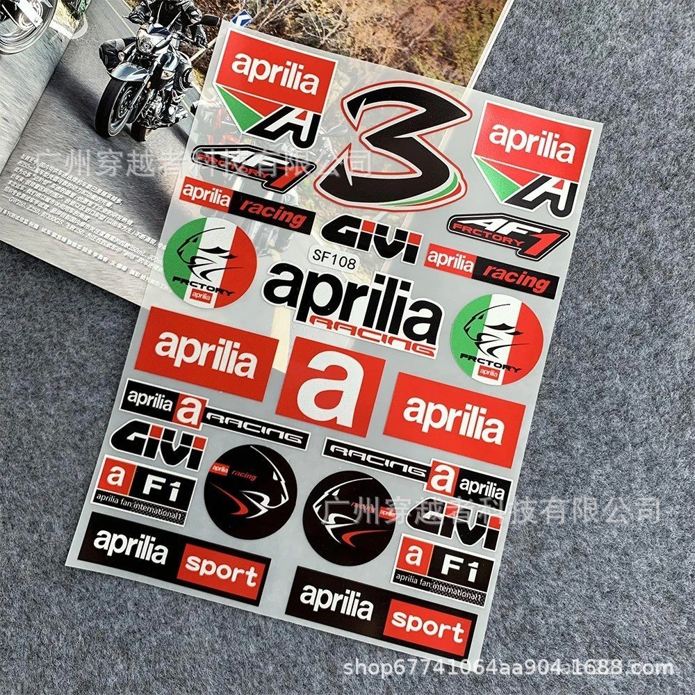 Aprilia Aprilia RSV4 Xe Máy Bình Nhiên Liệu Decal Ý Miếng Dán Xe AVT Xe Đạp Miếng Dán OCQM