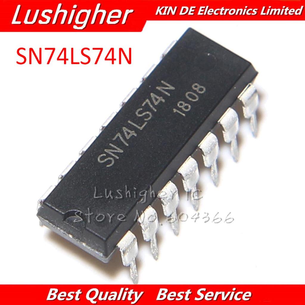 10 CHIẾC HD74LS74AP DIP14 HD74LS74 DIP SN74LS74AN DIP-14 74LS74 SN74LS74N HD74LS74P Mới Chính Hãng