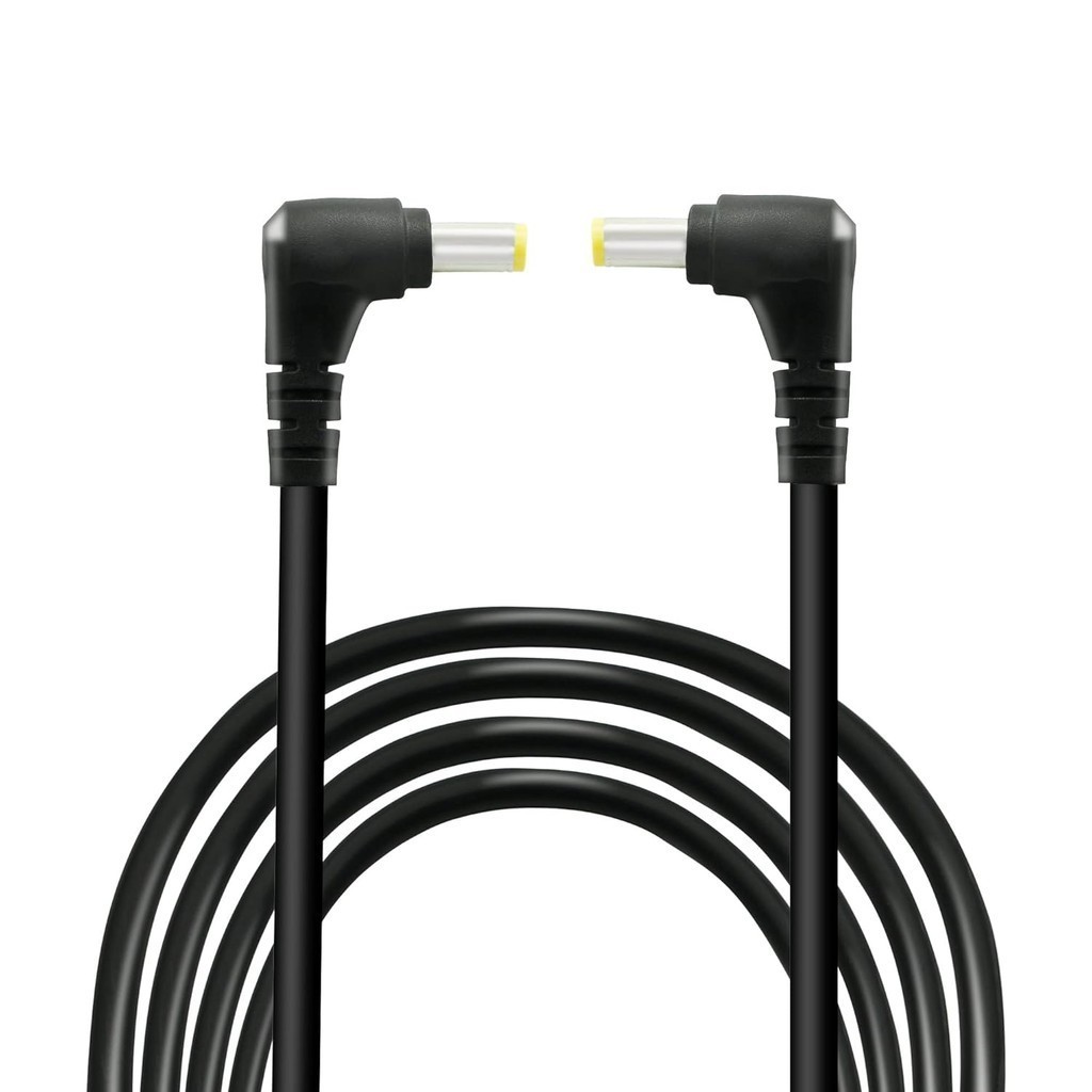 2 Chiếc DC 5.5MM x 2.5MM 90 Độ Nam Đến Nam Cắm Cáp, 18AWG Góc Phải DC5525 Power C