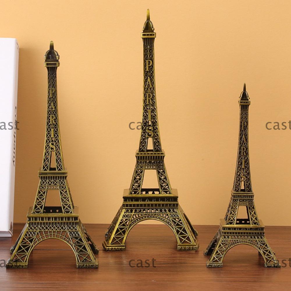 Tượng tháp Eiffel CAST, Mô hình tháp Eiffel kim loại bằng đồng, Chất lượng cao kèm hộp 7 kích cỡ Thi