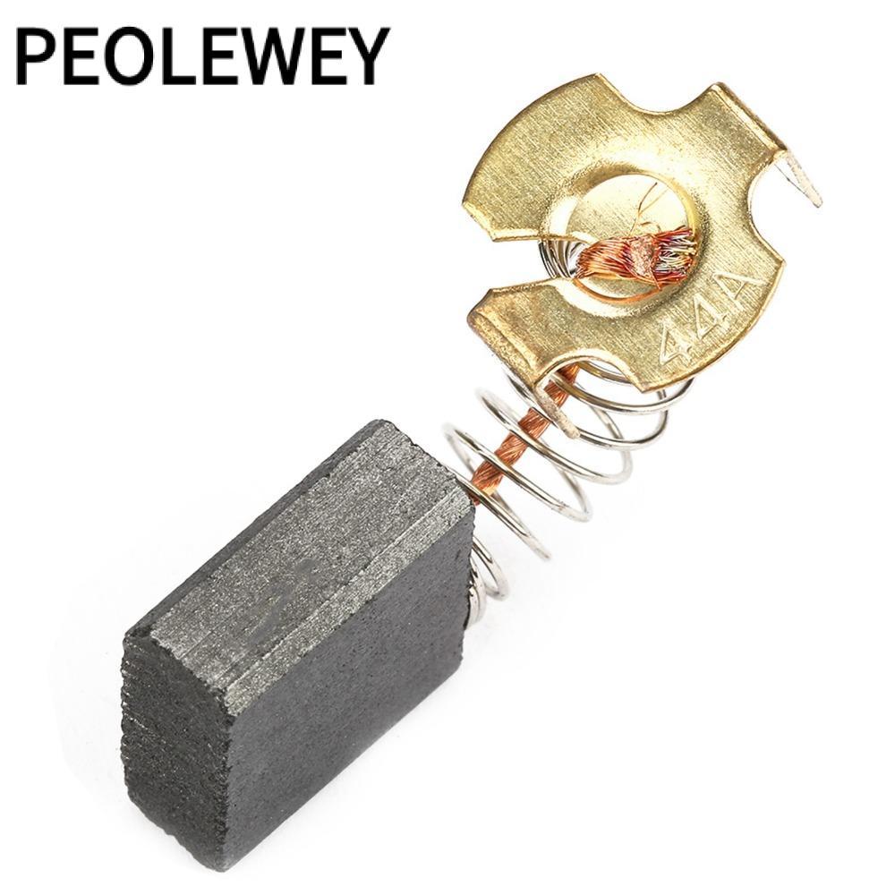 PEOLEWEY 20 chiếc Bàn chải carbon động cơ điện, Bàn chải động cơ carbon 7 * 17 * 18mm 44A, Bàn chải 