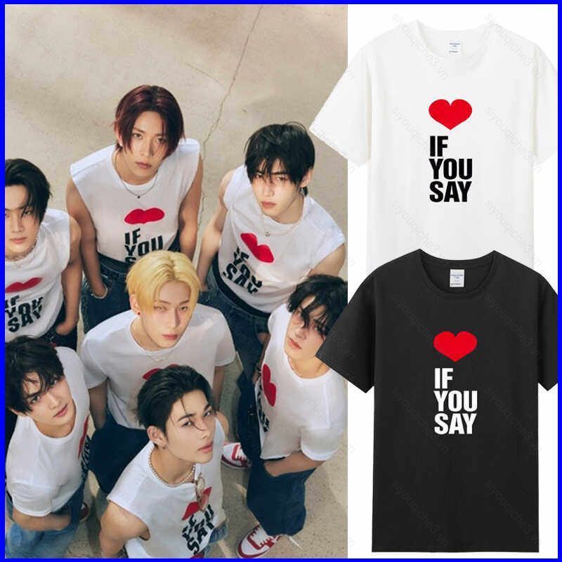 Áo thun mùa hè ENHYPEN dành cho fan với hình ảnh thành viên Sung Hoong, Lee Heesung, Jung Won, Ni-Ki
