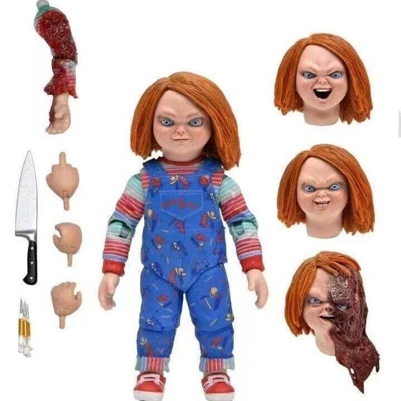 NECA Chucky Cult Chucky Cult Chucky Cult Chucky Deluxe Edition Kinh Dị Ma Búp Bê Hình Mô Hình E