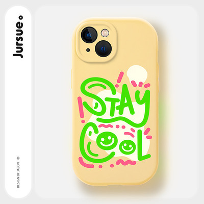 JURSUE Ốp lưng Hoa văn Họa tiết Nghệ thuật vẽ tay nữ chống sốc chống bẩn mềm cho iPhone 17 Air 16 15 14 13 12 11 PRO MAX SE 2020 X XR XS ip 8 7 Plus MZ50623