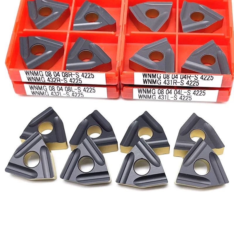 HB BNMG080404R WNMG080408R S 4225 WNMG080404L WNMG080408L S 4225 cacbua chèn dụng cụ tiện bên ngoài 