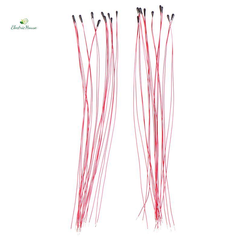 [Nhà điện] 10 chiếc Điện trở nhiệt điện trở NTC MF52B 10K 100K Dây đeo đầu dò B3470 B3380 B3950 B343