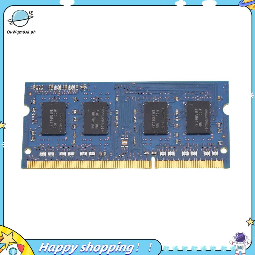 [ouwym9al] Dành cho bộ nhớ RAM máy tính xách tay DDR3 4GB 1600Mhz PC3 12800 1RX8 1.35V 8 IC SODIMM B