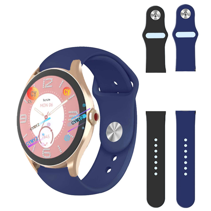 Đồng hồ thông minh TechLife P1 Lite Dây đeo silicon cho TechLife Watch P1 Lite Dây đeo cổ tay thể th
