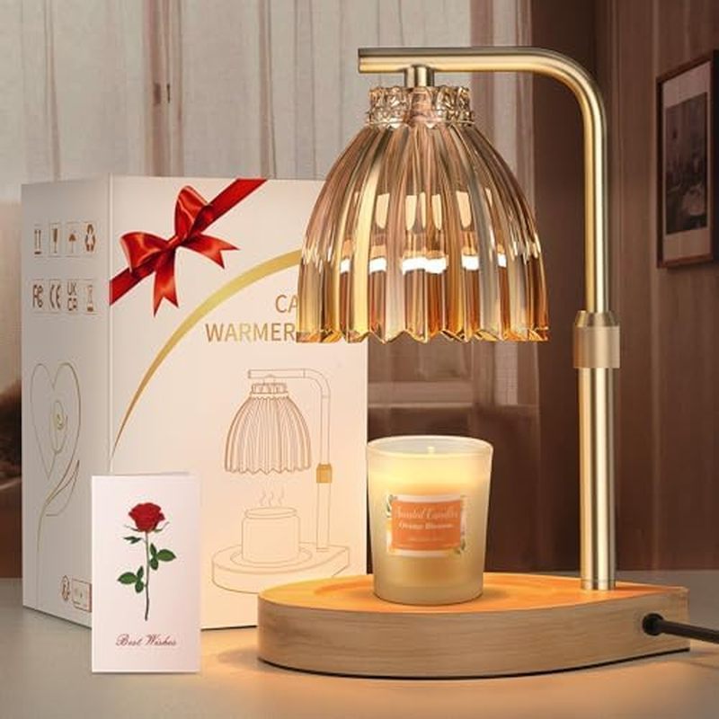 Birthday Gifts for Women Candle Warmer Lamp with Adjustable Height, Timer & Dimmer, Birthday Gifts f