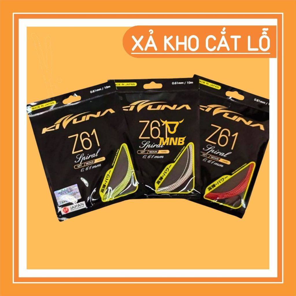 Dây Cước, Lưới Căng, Đan Vợt Kizuna Z61 Đủ Màu. Made in JAPAN. Hàng Chính Hãng. Bg65, bg65ti, 66utim