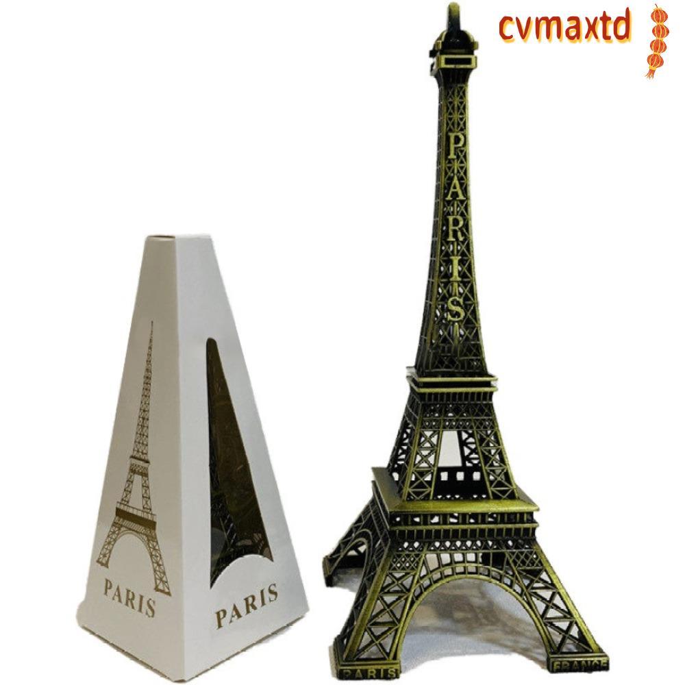 Tượng Tháp Eiffel ICVMAX, Thiết kế tinh tế Mô hình tháp Eiffel 7 kích cỡ, Kim loại có hộp Đồng Tháp 