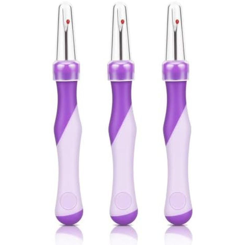 3 PCS Needle and Thread Seam Ripper, Rippers for Sewing and Thread,Remover Stitch Tool for Hand Sewi
