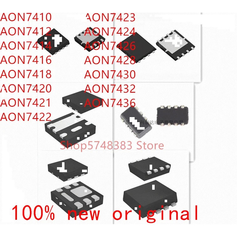 5 chiếc AON7410 AON7412 AON7414 AON7416 AON7418 AON7420 AON7421 AON7422 AON7423 AON7424 AON7426 AON7
