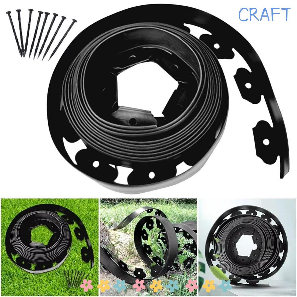 Viền bãi cỏ CRAFT, Nhựa có gai neo Dây cách ly bãi cỏ, Bảo vệ thực vật hạng nặng Viền bãi cỏ bằng nh