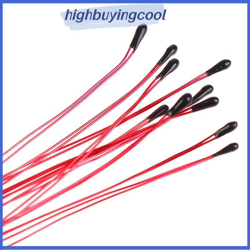 HCVN 10 CÁI Điện trở nhiệt điện trở NTC MF52B 10K 100K Dây đeo đầu dò B3470 B3380 B3950 B3435 B 4250