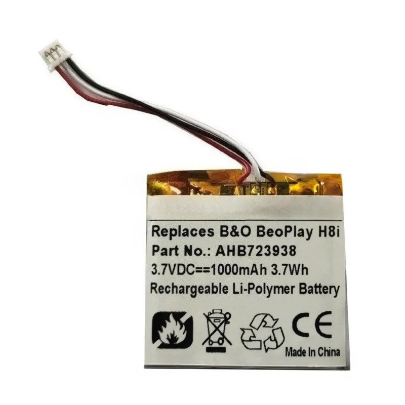 Dành cho Bang & Olufsen Beoplay HX AHB723938Pin tai nghe Bluetooth PCT 3 dây cắm